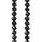 Black Faceted Glass Round Beads, 8mm by Bead Landing™